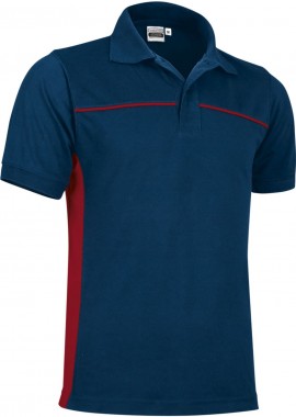 - Κοντομάνικο Polo Shirt THUNDER Valento POVATHUMR Orion Navy Blue-Lotto Red