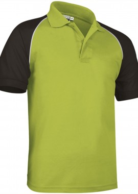 Κοντομάνικο Polo Shirt VENUR Valento POVARGCPN Pistachio Green-Black-White