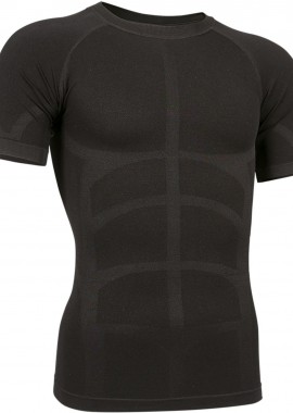 Ισοθερμικό Κοντομάνικο Stretchy Base Layer T-Shirt COLDASY Valento CAVACOLNG Black