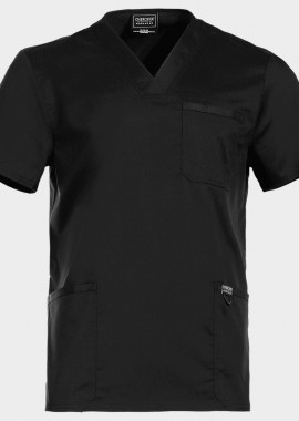 - Ανδρική ιατρική μπλούζα V-NECK WWE670 CHEROKEE 08001951 Black
