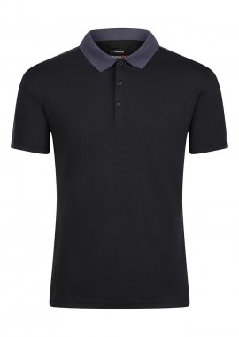 Contrast Coolweave Polo Regatta Professional TRS174 Black/Seal Grey