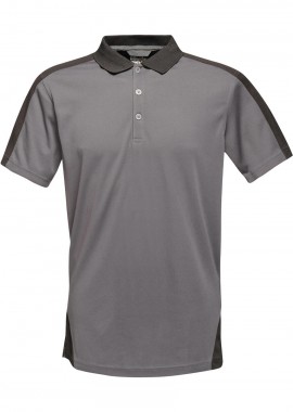 Contrast Coolweave Polo Regatta Professional TRS174 Seal Grey/Black