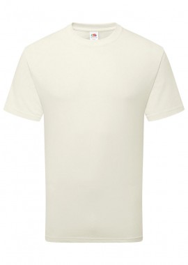 Pure Cotton T-Shirt Fruit of the Loom 061362 Natural