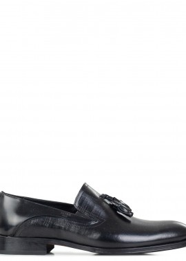 Μοκασίνια ανδρικά Boss Shoes Μαύρο V5429 GLM 100