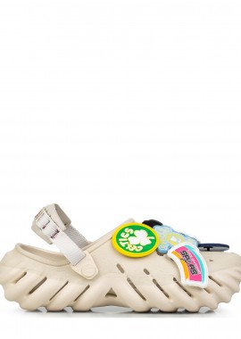 Πέδιλα-Σανδάλια ανδρικά Crocs Off White 212727-90H NBA Echo Clog 262