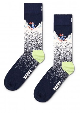 Κάλτσες ανδρικές Happy Socks Μπλε P001510 Snowy Night Sock 100