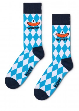 Κάλτσες ανδρικές Happy Socks Γαλάζιο P004093 I Wurst Sock 100