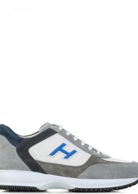 Sneakers ανδρικά Hogan Γκρι HXM00N0Q101QH60SUC Hogan Interactive H Flock 100