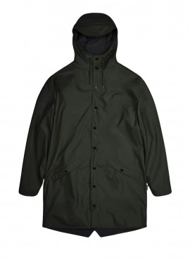 Αδιάβροχα ανδρικά Rains Πράσινο 12020-03 Long Jacket W3 271