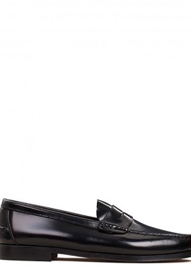 Sea And City - Μοκασίνια ανδρικά Sea And City Μαύρο C347700 City Leather 100
