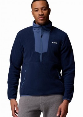 COLUMBIA - ΑΝΔΡΙΚΗ ΜΠΛΟΥΖΑ SEQUOIA GROVE™ HALF ZIP FLEECE COLUMBIA ΚΑΝΟΝΙΚΗ ΓΡΑΜΜΗ ΜΠΛΕ