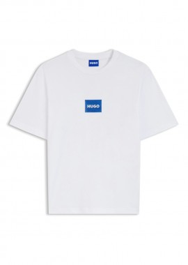 ΑΝΔΡΙΚΟ T-SHIRT HUGO NAYONIX ΚΟΝΤΟΜΑΝΙΚΟ ΛΕΥΚΟ
