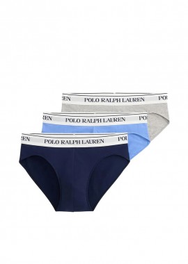 POLO RALPH LAUREN - ΑΝΔΡΙΚΑ ΕΣΩΡΟΥΧΑ POLO RALPH LAUREN BRIEF 3 ΤΜΧ ΠΟΛΥΧΡΩΜΟ