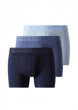 ΑΝΔΡΙΚΑ ΕΣΩΡΟΥΧΑ POLO RALPH LAUREN BOXER BRIEF 3 ΤΜΧ ΜΠΛΕ