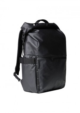 ΑΝΔΡΙΚΟ ΣΑΚΙΔΙΟ ΠΛΑΤΗΣ THE NORTH FACE BASE CAMP VOYAGER ROLLTOP 25L ΜΑΥΡΟ/ΑΝΘΡΑΚΙ