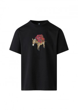ΑΝΔΡΙΚΟ T-SHIRT THE NORTH FACE DONKEY TAXI ΚΟΝΤΟΜΑΝΙΚΟ ΜΑΥΡΟ