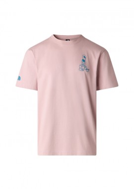 ΑΝΔΡΙΚΟ T-SHIRT THE NORTH FACE ALIEN ΚΟΝΤΟΜΑΝΙΚΟ ΡΟΖ