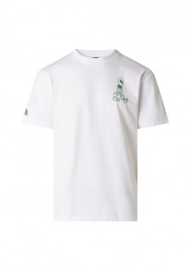 NORTH FACE - ΑΝΔΡΙΚΟ T-SHIRT THE NORTH FACE ALIEN ΚΟΝΤΟΜΑΝΙΚΟ ΛΕΥΚΟ