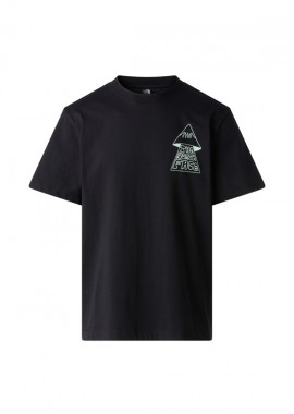 NORTH FACE - ΑΝΔΡΙΚΟ T-SHIRT THE NORTH FACE MOUNTAIN PLAY ΚΟΝΤΟΜΑΝΙΚΟ ΜΑΥΡΟ