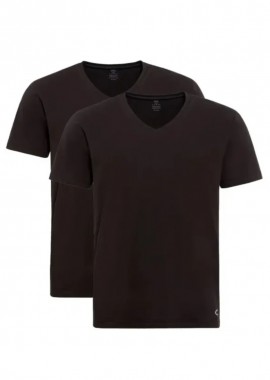 ΑΝΔΡΙΚΟ ΕΣΩΡΟΥΧΟ Τ-SHIRT ΜΕ V-ΛΑΙΜΟΚΟΨΗ ΣΕΤ 2 ΤΜΧ ΜΑΥΡΟ