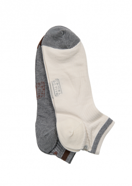 CAMEL ACTIVE - ΑΝΔΡΙΚΕΣ ΚΑΛΤΣΕΣ CAMEL ACTIVE 2-PACK SNEAKER MOULINE ΜΠΕΖ
