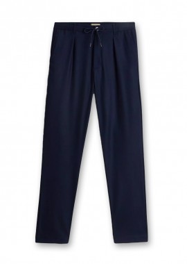 ΑΝΔΡΙΚΟ ΠΑΝΤΕΛΟΝΙ WOOL FLANNEL MILTON WOOLRICH ΚΑΝΟΝΙΚΗ ΓΡΑΜΜΗ ΜΠΛΕ