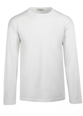 ΑΝΔΡΙΚΟ ΜΑΚΡΥΜΑΝΙΚΟ T-SHIRT HASTT ΚΑΝΟΝΙΚΗ ΓΡΑΜΜΗ ΛΕΥΚΟ