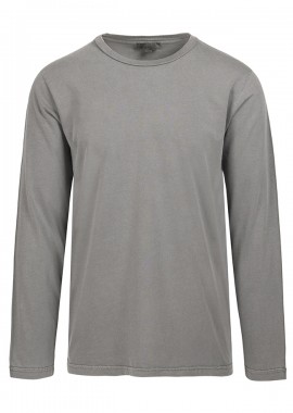ΑΝΔΡΙΚΟ ΜΑΚΡΥΜΑΝΙΚΟ T-SHIRT HASTTPG ΚΑΝΟΝΙΚΗ ΓΡΑΜΜΗ ΓΚΡΙ