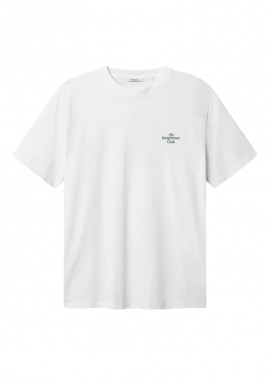 GABBA - ΑΝΔΡΙΚΟ T-SHIRT GABBA NIGEL BOXY NBH ΚΟΝΤΟΜΑΝΙΚΟ ΜΕ ΤΥΠΩΜΑ ΛΕΥΚΟ
