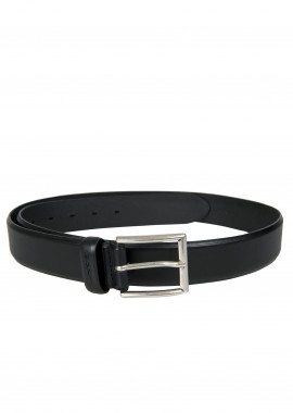 GANT - ΑΝΔΡΙΚΗ ΖΩΝΗ ΔΕΡΜΑΤΙΝΗ CLASSIC LEATHER ΜΑΥΡΟ