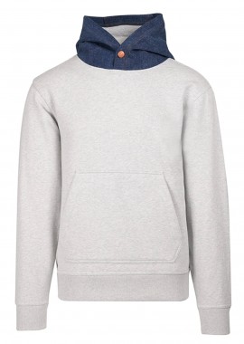 ΑΝΔΡΙΚΟ ΦΟΥΤΕΡ ΜΕ ΚΟΥΚΟΥΛΑ HOODY WEDENIM KANONIKH ΓΡΑΜΜΗ ΑΝΟΙΧΤΟ ΓΚΡΙ