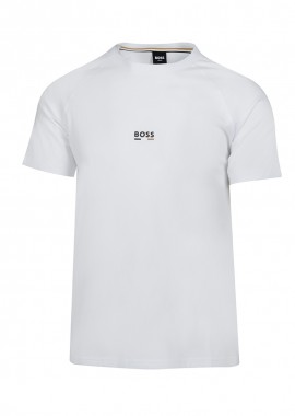 BOSS - ΑΝΔΡΙΚΟ T-SHIRT BOSS RN ΠΡΟΣΤΑΣΙΑ UPF ΕΚΡΟΥ