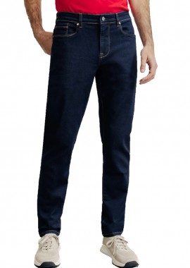 ΑΝΔΡΙΚΟ ΠΑΝΤΕΛΟΝΙ IZAC SLIM TEANYL DENIM ΣΤΕΝΗ ΓΡΑΜΜΗ ΣΚΟΥΡΟ ΜΠΛΕ