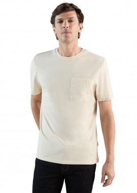 ΑΝΔΡΙΚΟ T-SHIRT IZAC GRONY ΜΕ ΤΣΕΠΗ ΕΚΡΟΥ