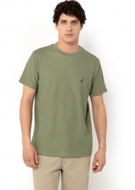 ΑΝΔΡΙΚΟ T-SHIRT NAUTICA ΚΟΝΤΟΜΑΝΙΚΟ ΛΑΔΙ