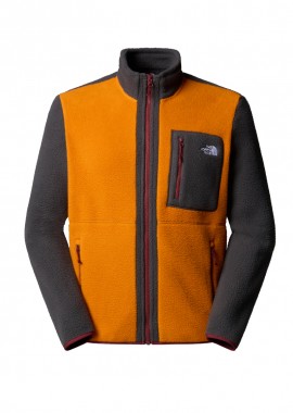 NORTH FACE - ΑΝΔΡΙΚΟ ΦΟΥΤΕΡ ΖΑΚΕΤΑ FLEECE THE NORTH FACE YUMIORI FULL ZIP ΚΑΝΟΝΙΚΗ ΓΡΑΜΜΗ ΠΟΡΤΟΚΑΛΙ