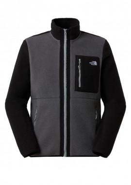 ΑΝΔΡΙΚΟ ΦΟΥΤΕΡ ΖΑΚΕΤΑ FLEECE THE NORTH FACE YUMIORI FULL ZIP ΚΑΝΟΝΙΚΗ ΓΡΑΜΜΗ ΑΝΘΡΑΚΙ/ΓΚΡΙ