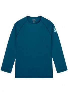 VILEBREQUIN - ΑΝΔΡΙΚΟ ΜΑΚΡΥΜΑΝΙΚΟ RASHGUARD VILEBREQUIN SOLID ΓΑΛΑΖΙΟ