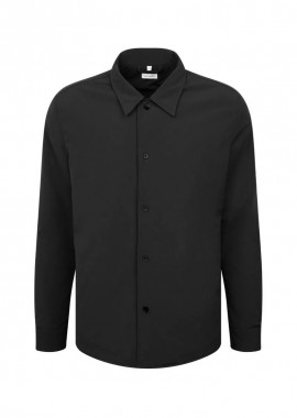 SEIDENSTICKER - ΑΝΔΡΙΚΟ ΠΟΥΚΑΜΙΣΟ SEIDENSTICKER CASUAL OVERSHIRT PADDED ΚΑΝΟΝΙΚΗ ΓΡΑΜΜΗ REGULAR FIT ΜΑΥΡΟ