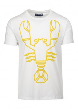 VILEBREQUIN - ΑΝΔΡΙΚΟ T-SHIRT ΚΟΝΤΟΜΑΝΙΚΟ ΑΠΟ ΟΡΓΑΝΙΚΟ ΒΑΜΒΑΚΙ THOAP355 ΛΕΥΚΟ