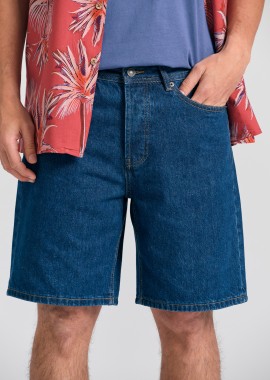 Ανδρική comfort fit τζιν βερμούδα