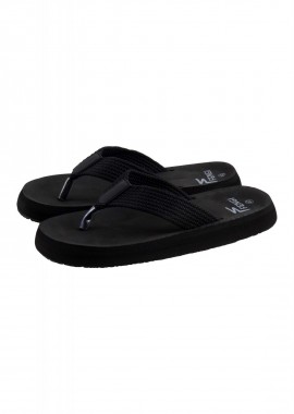 Ανδρική σαγιονάρα δίχαλο πλεκτής όψης. Summer Collection ΜΑΥΡΟ