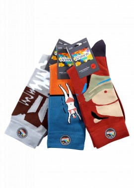Ανδρικές κάλτσες colorful. Συσκευασία 3pack. MULTI COLOUR