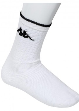 Κάλτσα ανδρική αθλητική kappa 1 ζευγάρι. ΛΕΥΚΟ
