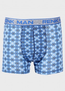 gsecret - Ανδρικό boxer all print circles ΜΠΛΕ