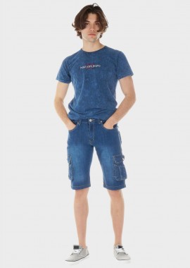 Ανδρική βερμούδα Jean cargo. JEAN