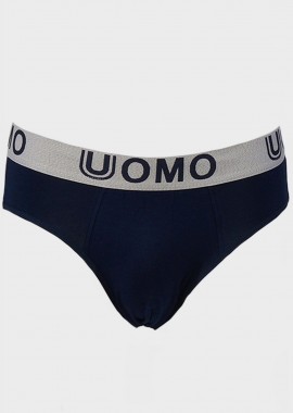 Ανδρικό slip εξωτερικό λάστιχο. Basic Style ΜΠΛΕ
