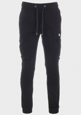 Ανδρικό παντελόνι cargo ελαστικό.Casual Style. ΜΑΥΡΟ