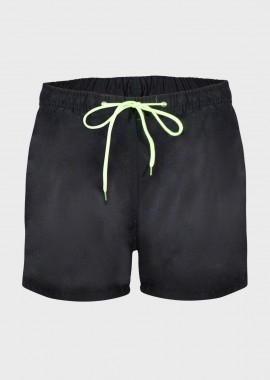 Ανδρικό μαγιό σόρτς μονόχρωμο.Summer Collection ΜΑΥΡΟ