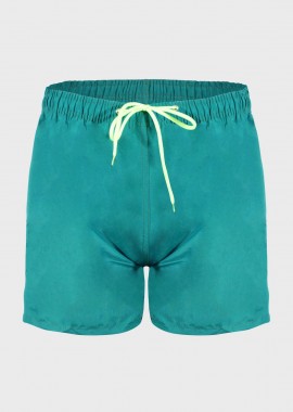 Ανδρικό μαγιό σόρτς μονόχρωμο.Summer Collection ΠΡΑΣΙΝΟ